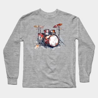 abstract drumset Long Sleeve T-Shirt